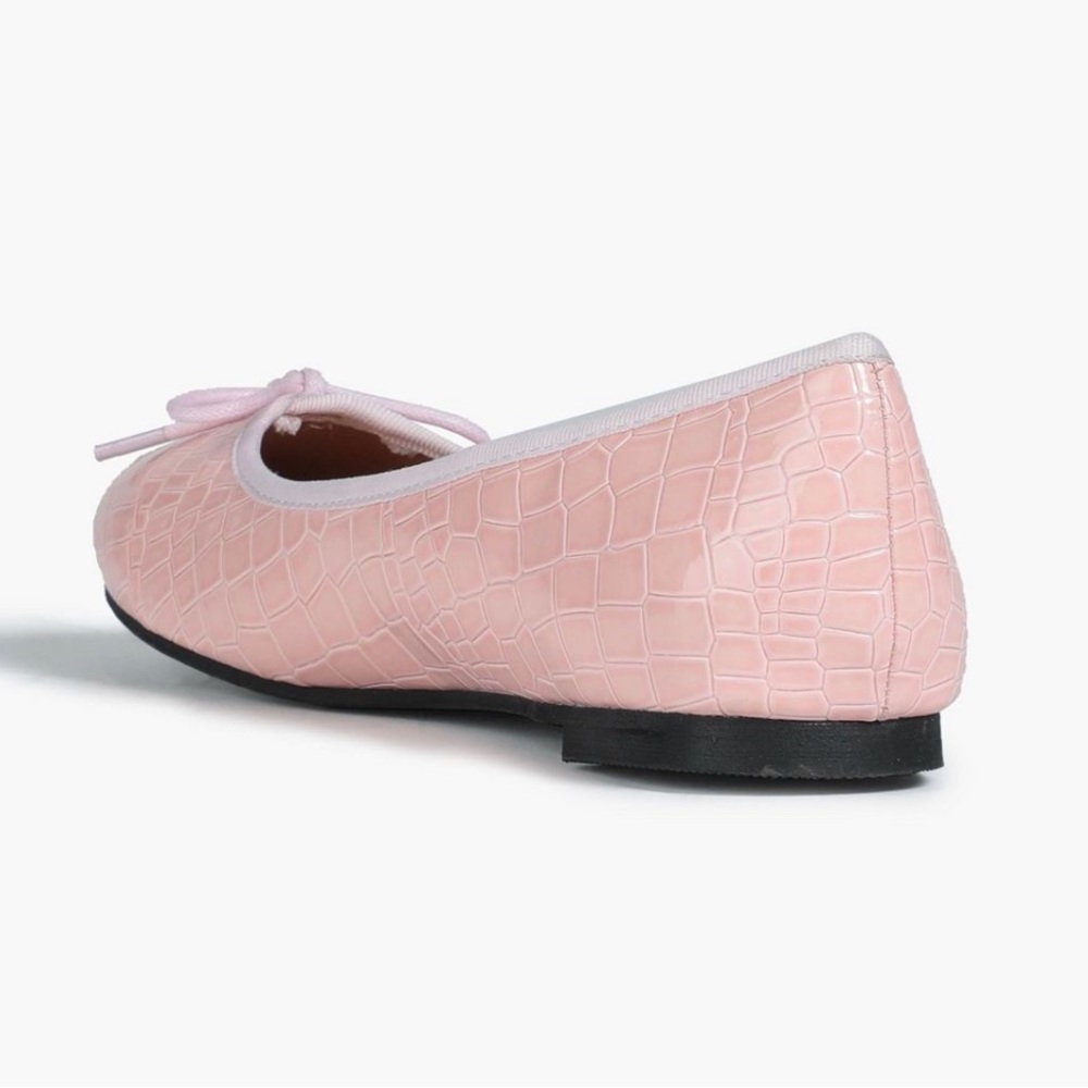 FRENCH SOLE Amelia Croc Effect Leather Ballet Flats - Women’s US 6.5 & 7.5 - New - Picture 5 of 8